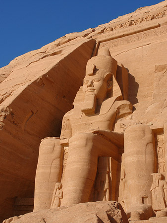 Fotos Tempel mit Himmel | Abu Simbel