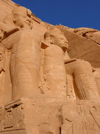 Foto Tempel mit Himmel - Abu Simbel