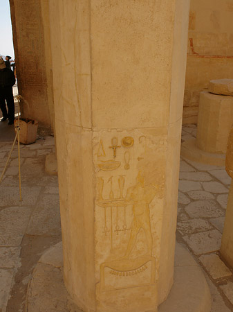 Foto Eingang zu Tempel der Hatschepsut
