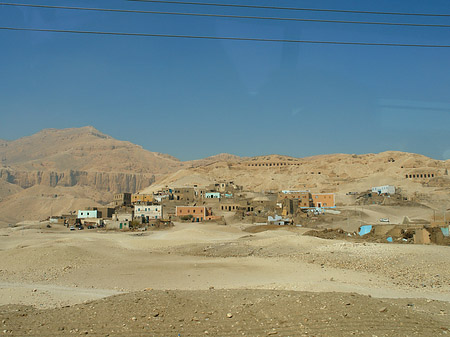 Fotos Fahrt zu den Kolossen von Memnon