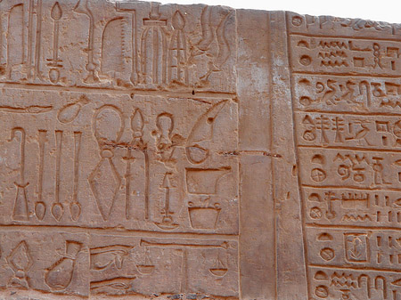 Fotos Hieroglyphen