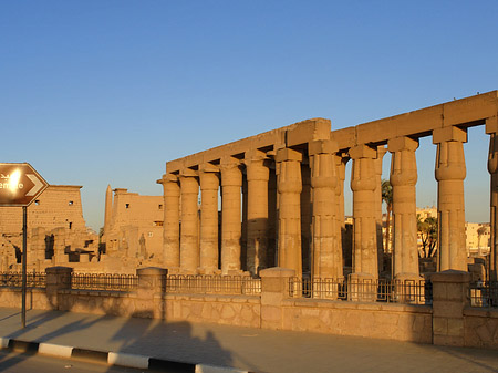 Foto Luxor Tempel bei Sonnenuntergang - Luxor