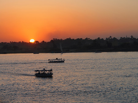 Foto Sonnenuntergang - Luxor