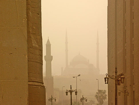 Moschee im Nebel Foto 