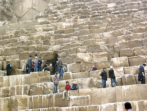 Pyramidenstufen Foto 